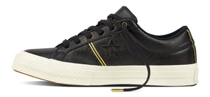 Converse One Star Low Top Black/Gold/Egret