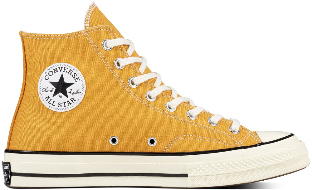 black and orange converse high tops