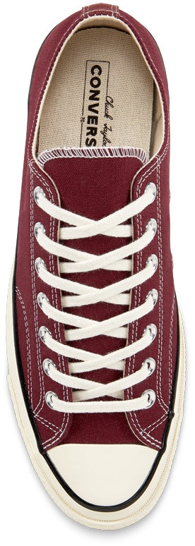 
            
                Load image into Gallery viewer, Converse Chuck Taylor All Star 70s Low Top Dark Burgundy/Black/Egret
            
        