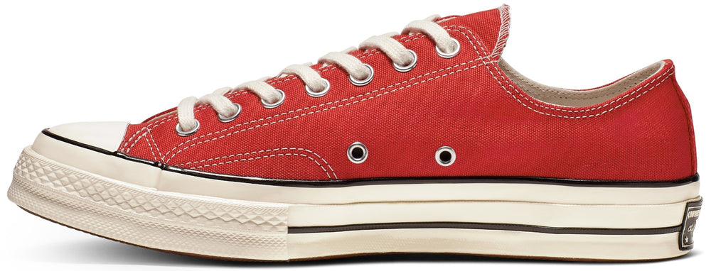 
            
                Load image into Gallery viewer, Converse Chuck Taylor 70s Low Top Enamel Red/Egret/Black
            
        