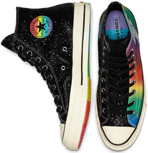 
            
                Load image into Gallery viewer, Converse Chuck Taylor 70s Hi Top Pride Rainbow/Black
            
        