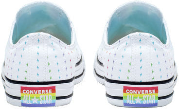 
            
                Load image into Gallery viewer, Converse Chuck Taylor All Star Top Pride Allover Rainbow Bolt/White
            
        