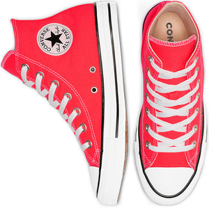 
            
                Load image into Gallery viewer, Converse Chuck Taylor All Star Hi Top Bright Crimson Red
            
        