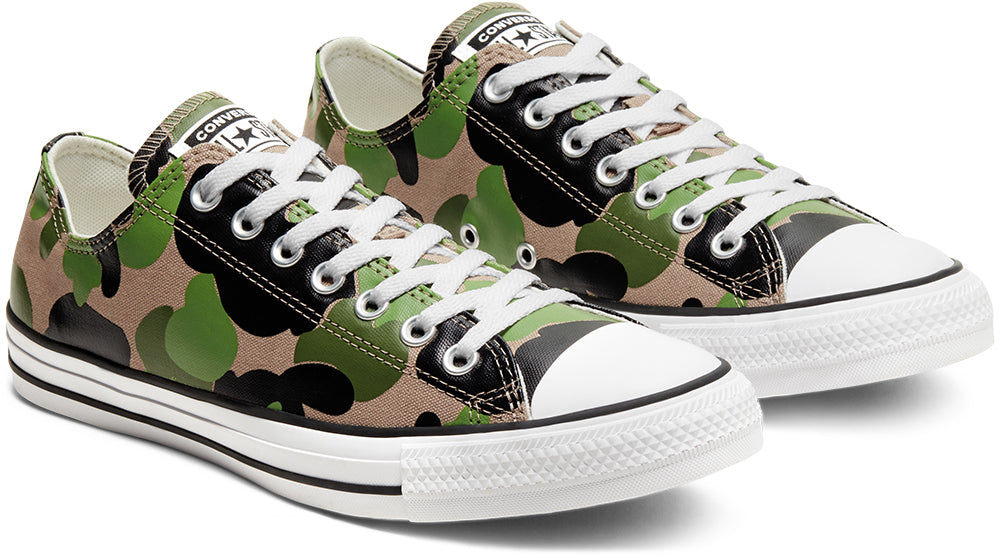 Converse Chuck Taylor All Star Low Top Camo Black/Candied Ginger/White