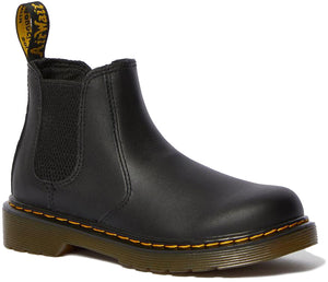 
            
                Load image into Gallery viewer, Dr. Martens Youth 2976 Smooth Leather Chelsea Hi Top Black
            
        