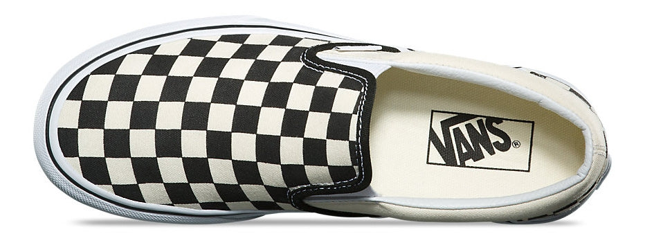 Vans Classic Slip-On Platform Checkerboard Black/White