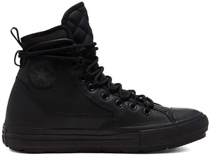 
            
                Load image into Gallery viewer, Converse Chuck Taylor All Star Hi Tops All Terrain Leather Mono Black
            
        