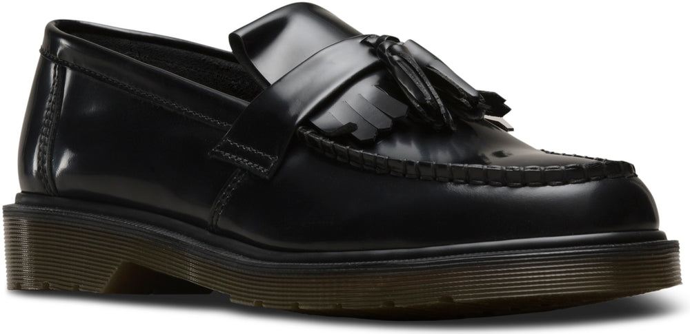 
            
                Load image into Gallery viewer, Dr Martens Adrian Low Polished Smooth Black
            
        