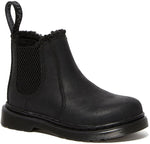 Dr Martens Toddler Leather Hi Top 2976 Leonore Monochrome Black