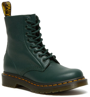 
            
                Load image into Gallery viewer, Dr Martens Womens Leather Hi Top 1460 Pascal Pine Green
            
        