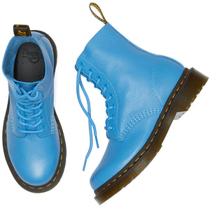 Dr Martens Womens Leather Hi Top 1460 Pascal Mid Blue