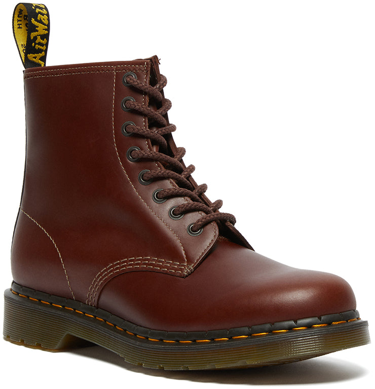 
            
                Load image into Gallery viewer, Dr Martens Leather  Hi Top 1460 Brown + Black Abruzzo WP
            
        
