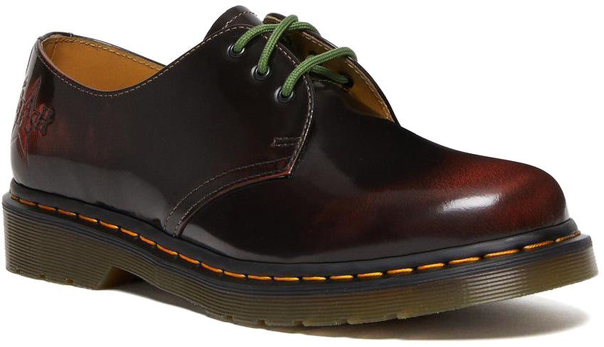 
            
                Load image into Gallery viewer, Dr Martens 1461 The Clash Black/Oxblood
            
        