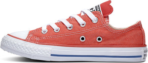 Converse Kid's Chuck Taylor All Star Low Top Sedona Red/Enamel Red/Blue