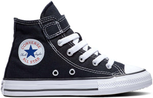 
            
                Load image into Gallery viewer, Converse Kids Chuck Taylor All Star 1V Hi Top Black/Natural White
            
        