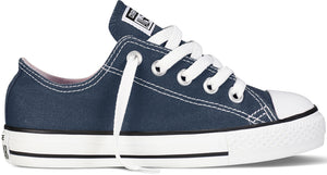 
            
                Load image into Gallery viewer, Converse Chuck Taylor All Star Kids Low Top Navy
            
        