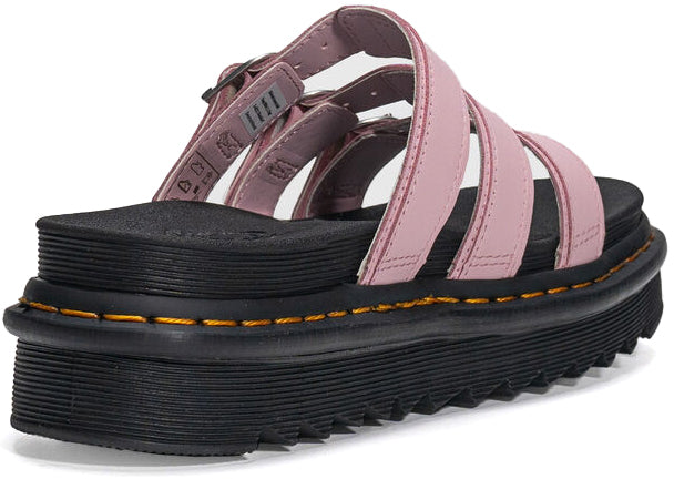 
            
                Load image into Gallery viewer, Dr Martens Blaire Slide Sandal Hydro Leather Chalk Pink
            
        
