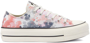 
            
                Load image into Gallery viewer, Converse Womens Chuck Taylor All Star Low Top Lift Terracotta Pink Watercolour Print
            
        