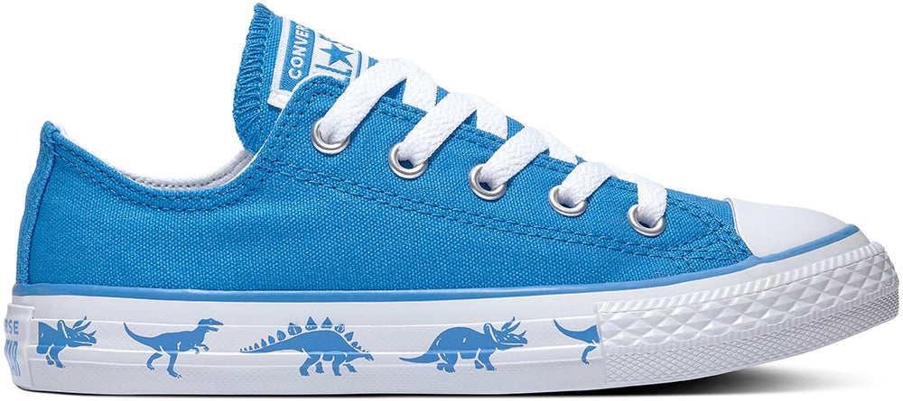 Converse Kid's Chuck Taylor All Star Low Top Blue/White/White