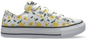 
            
                Load image into Gallery viewer, Converse Youth Chuck Taylor All Star Low Top White/Yellow/Green
            
        