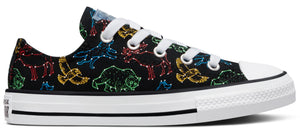 
            
                Load image into Gallery viewer, Converse Kids Chuck Taylor All Star Low Top Constellations Black
            
        