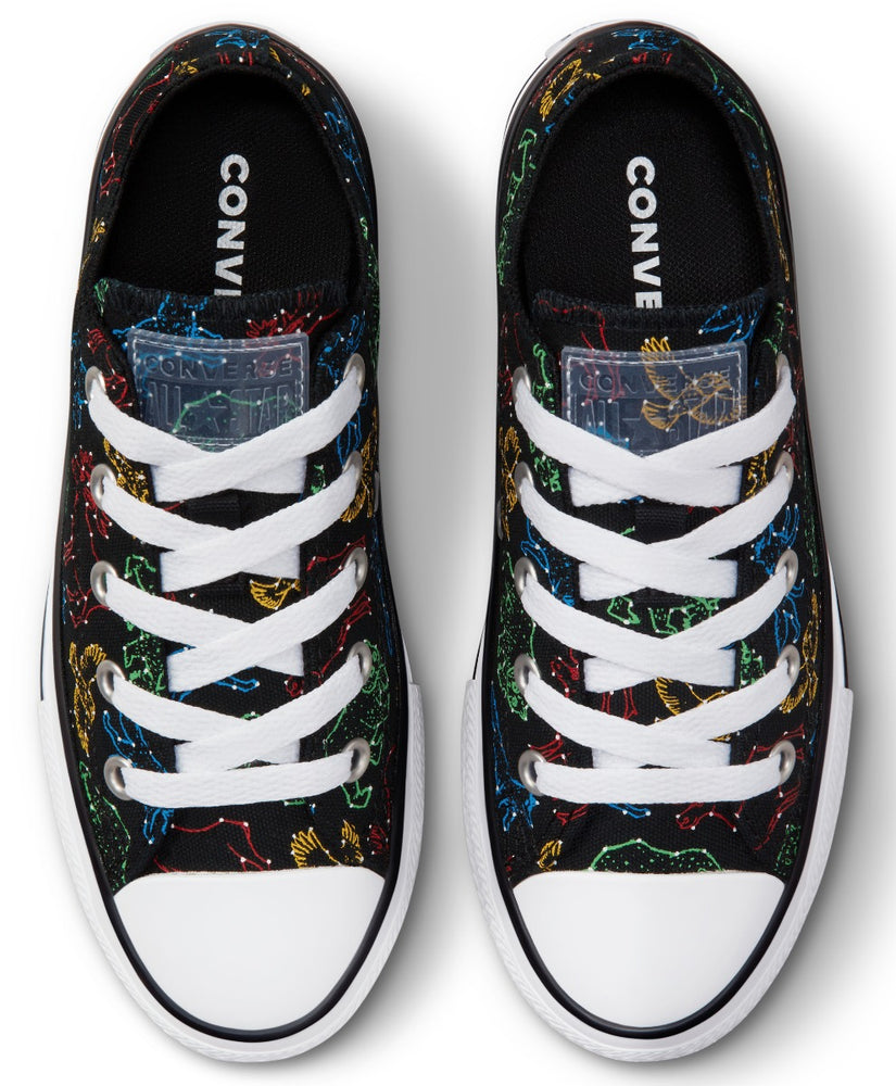 
            
                Load image into Gallery viewer, Converse Kids Chuck Taylor All Star Low Top Constellations Black
            
        