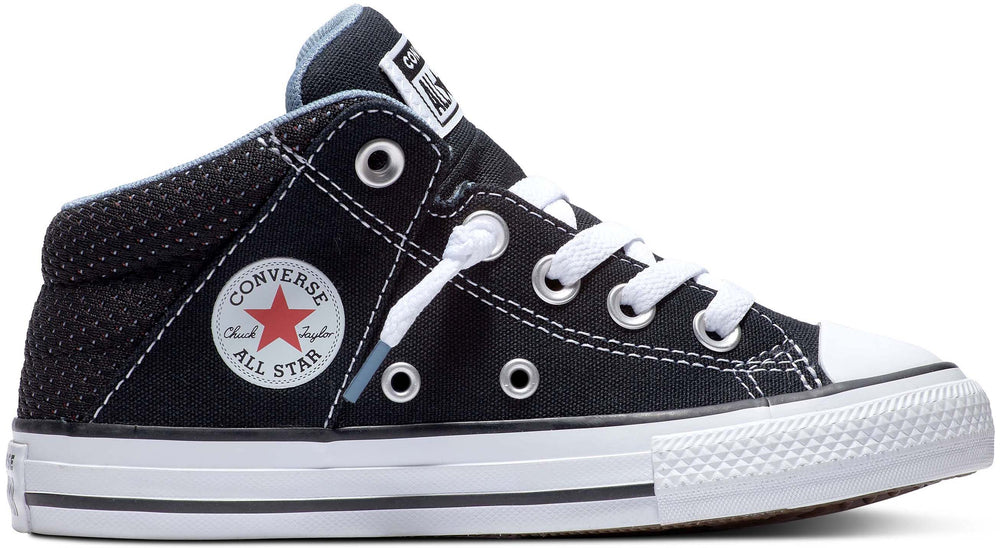 
            
                Load image into Gallery viewer, Converse Kids Chuck Taylor All Star Axel Mid Black/Indigo Oxide/White
            
        