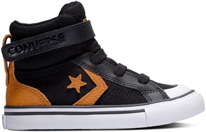 
            
                Load image into Gallery viewer, Converse Toddler Pro Blaze Strap Hi Top Black/Monarch/White
            
        