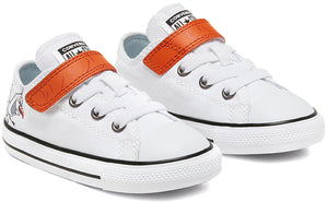 
            
                Load image into Gallery viewer, Converse Toddler Chuck Taylor All Star Low Top Frozen 2 Olaf White
            
        