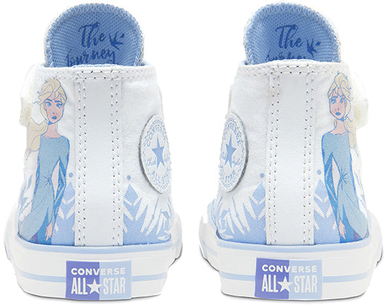 Converse Toddler Chuck Taylor All Star Hi Top Frozen 2 Elsa White/Blue