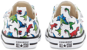 
            
                Load image into Gallery viewer, Converse Toddler Chuck Taylor All Star 2V Low Top White/Green/University Red
            
        