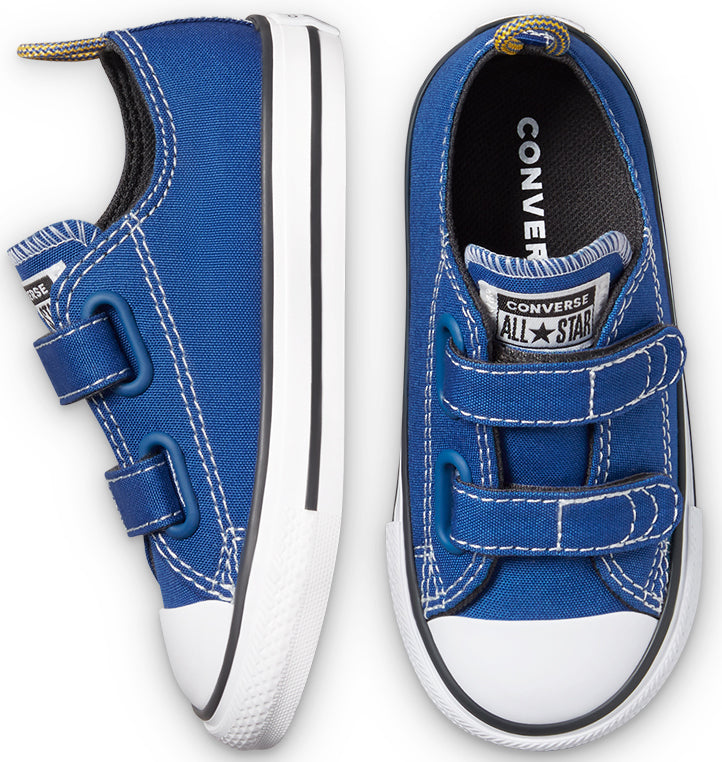 
            
                Load image into Gallery viewer, Converse Toddler Chuck Taylor All Star 2V Low Top Game Royal/Storm Wind
            
        