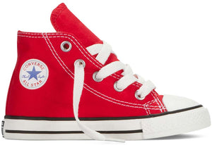 
            
                Load image into Gallery viewer, Converse Chuck Taylor All Star Toddler Hi Top Red
            
        