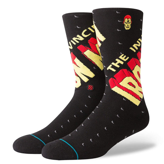 STANCE SOCKS MEN'S MARVEL INVINCIBLE IRON MAN BLACK