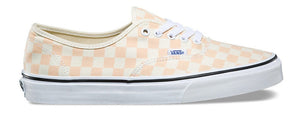 Vans Authentic (Checkerboard) Apricot Ice/True White
