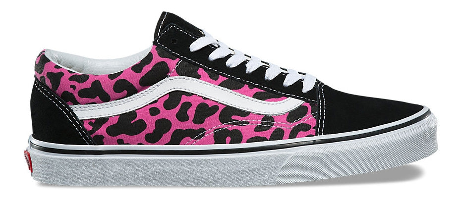 Vans Old Skool (Leopard) Pink/Black