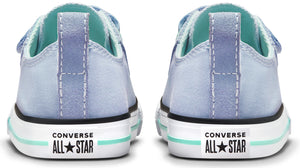 
            
                Load image into Gallery viewer, Converse Toddler Chuck Taylor All Star 2V Low Top Serene Sapphire/Light Dew
            
        