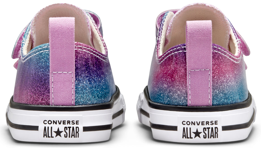 Converse Toddler Chuck Taylor All Star 2V Low Top White/Natural Ivory/Purple