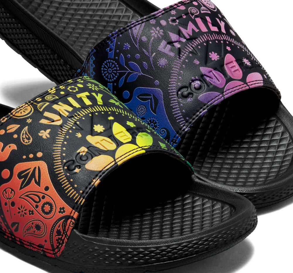 Converse pride slides Clearance