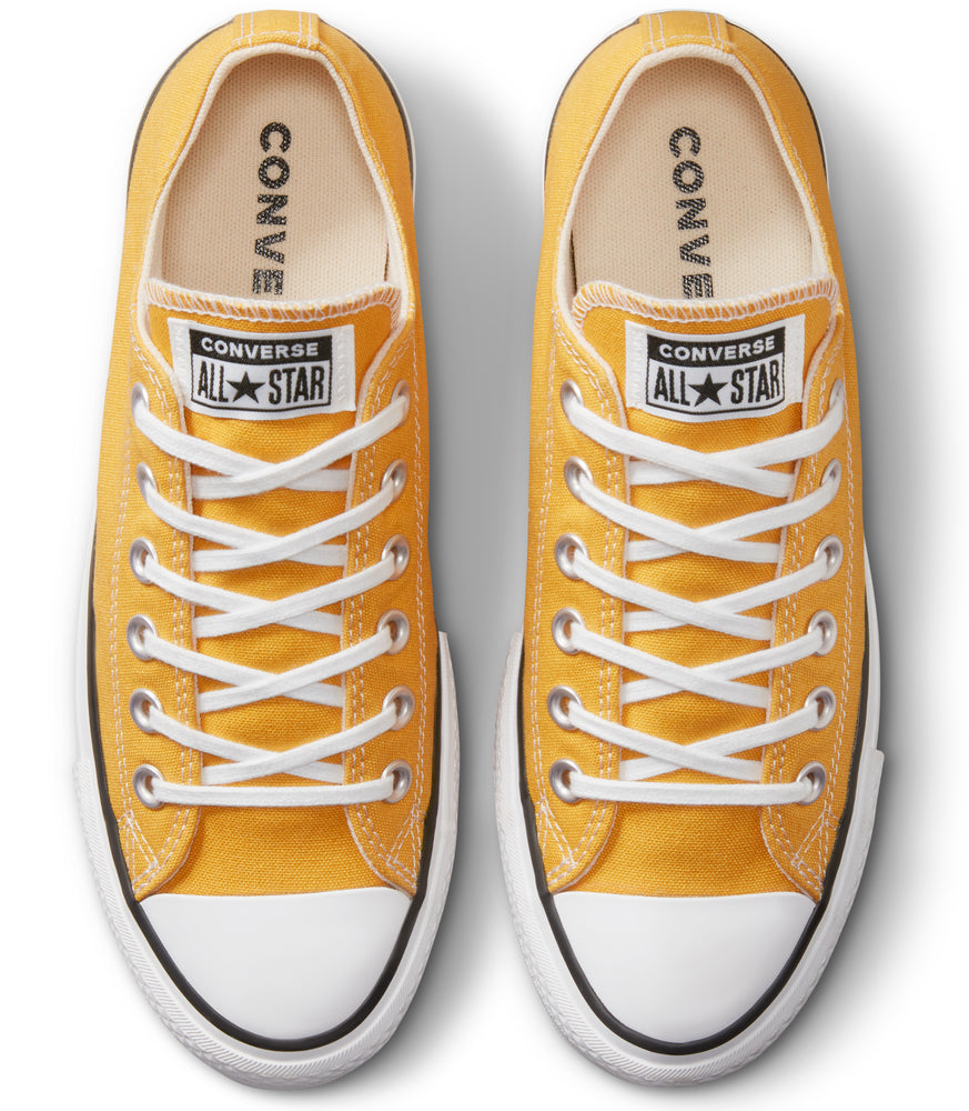 
            
                Load image into Gallery viewer, Converse Womens Chuck Taylor All Star Low Top Lift Thriftshop Yellow/Black
            
        