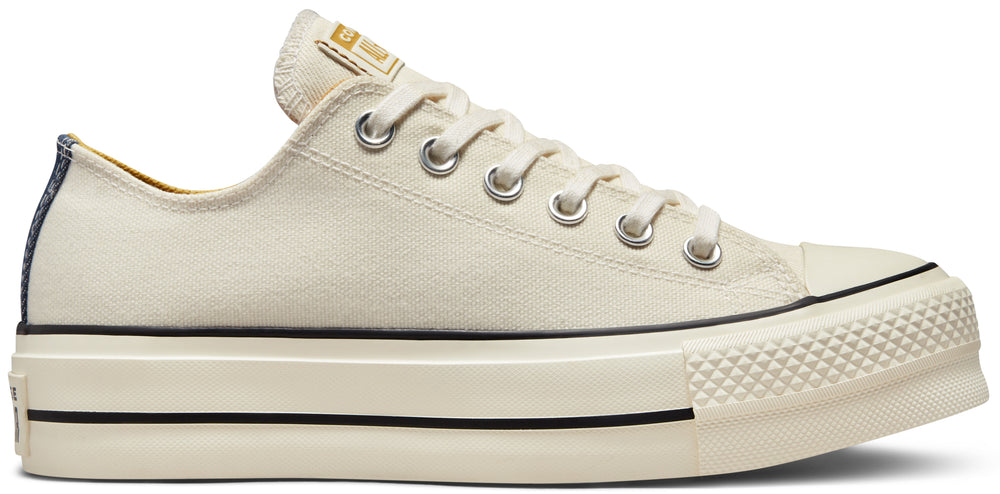 
            
                Load image into Gallery viewer, Converse Womens Chuck Taylor All Star Low Top Lift Egret/Navy/Burnt Honey
            
        