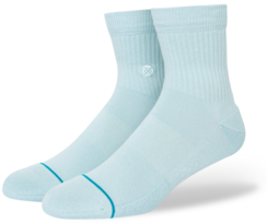
            
                Load image into Gallery viewer, Stance Socks Unisex Icon Quarter Light Blue
            
        