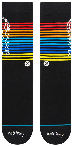 
            
                Load image into Gallery viewer, Stance Socks Unisex Keith Haring Wiggles Black
            
        