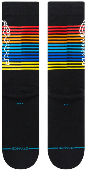 
            
                Load image into Gallery viewer, Stance Socks Unisex Keith Haring Wiggles Black
            
        