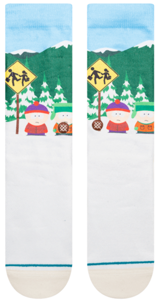 
            
                Load image into Gallery viewer, Stance Socks Unisex South Park Bus Stop Vintage White
            
        