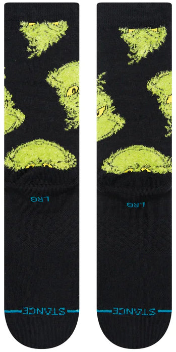 Stance Socks Unisex The Grinch Mean one Black