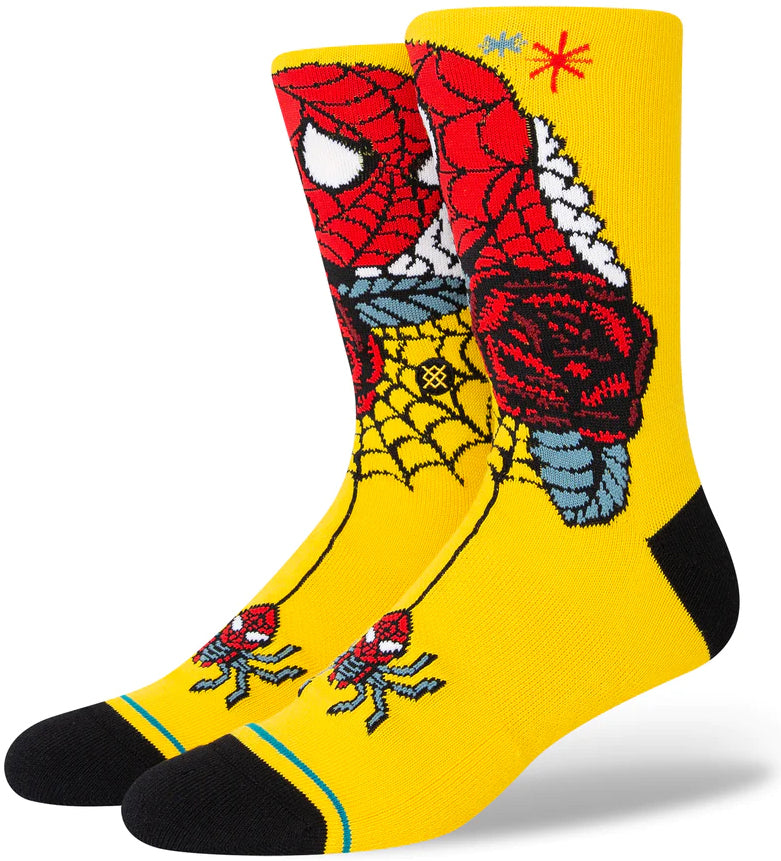 Stance Socks Unisex Spider Man Spidey Sense Yellow