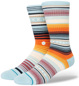 
            
                Load image into Gallery viewer, Stance Socks Unisex Curren ST Crew Light Blue
            
        