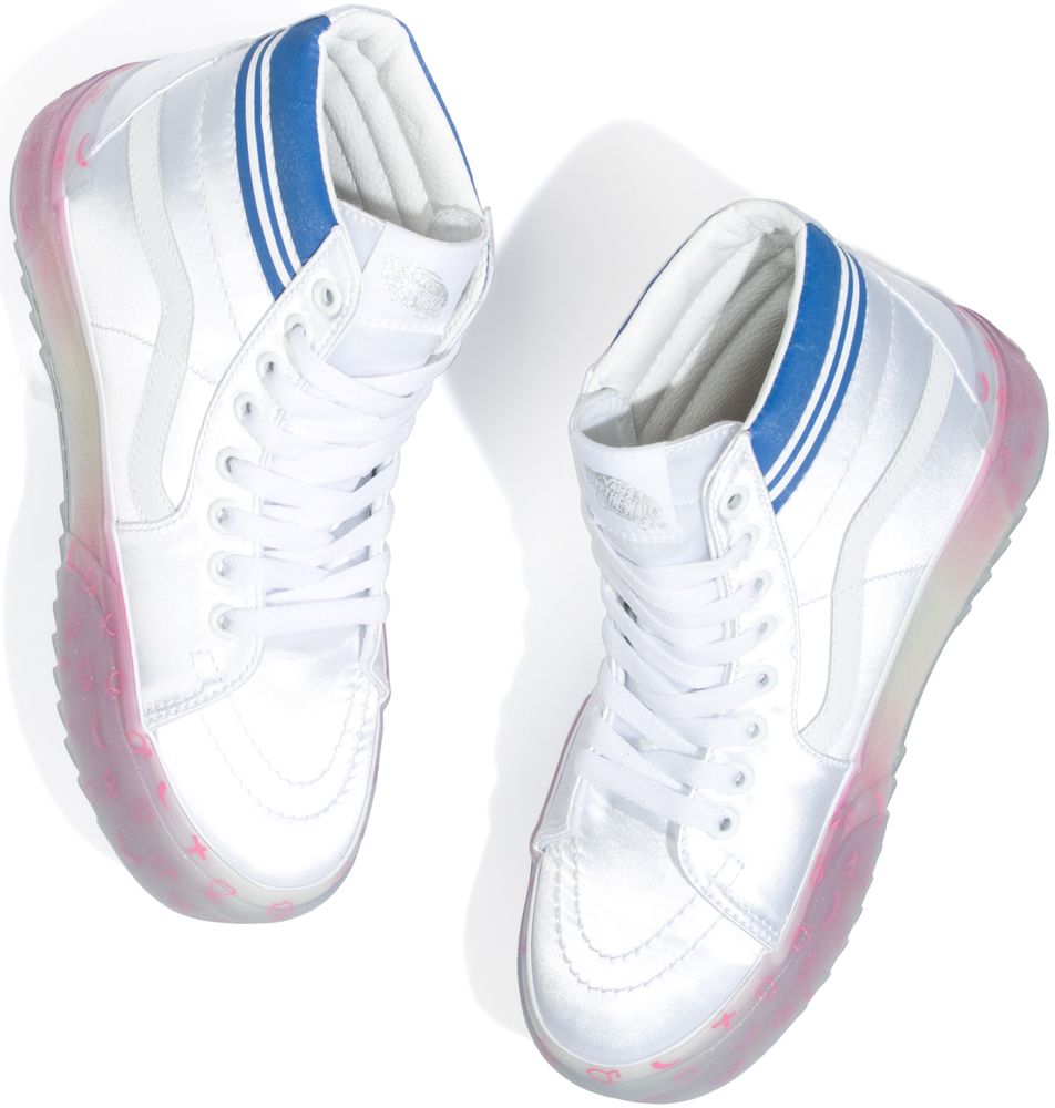 Vans X Pretty Guardian Sk8-Hi Stacked form Sailor Moon Satin Vans X Pretty Guardian Sk8-Hi Stacked form Sailor Moon Satin