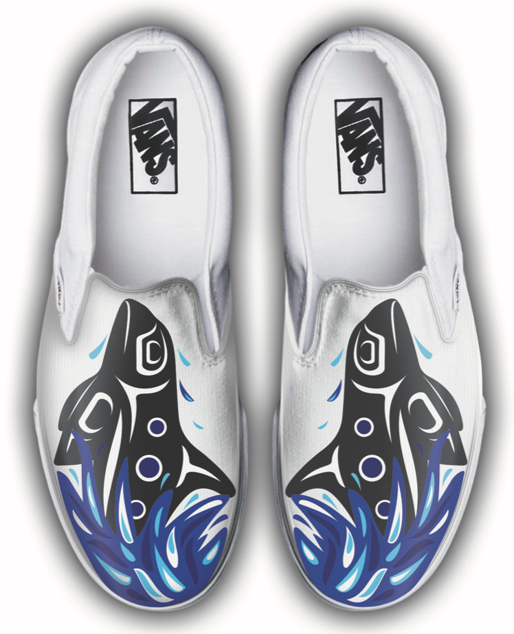 
            
                Load image into Gallery viewer, Baggins Original Classic Slip On Jamin Zuroski Love Live the Orca
            
        
